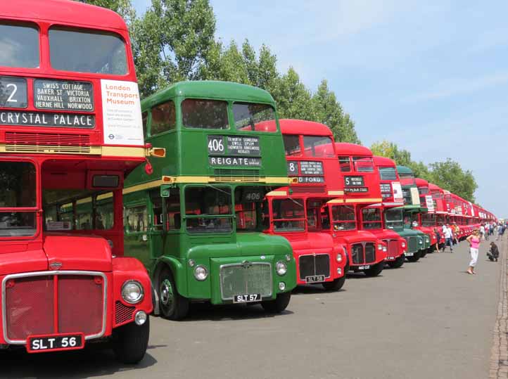 Routemasters at Finsbury Park